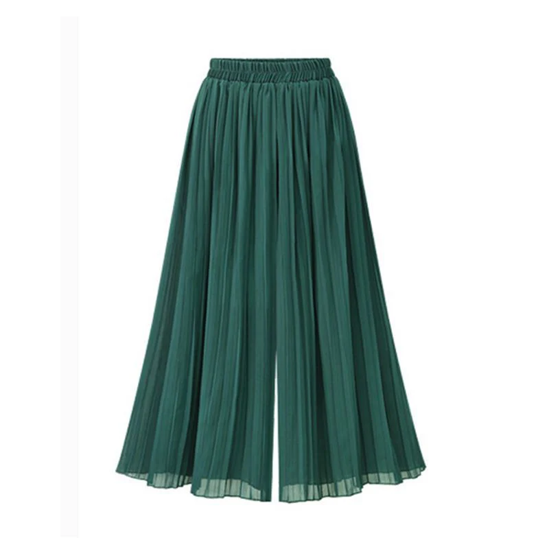 Heidi-Mode | Damenhose mit Weitem Bein und Mesh Detail - Image 6