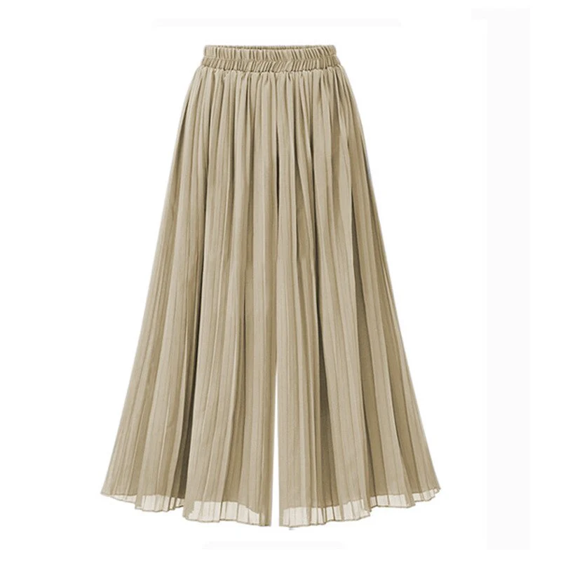 Heidi-Mode | Damenhose mit Weitem Bein und Mesh Detail - Image 7