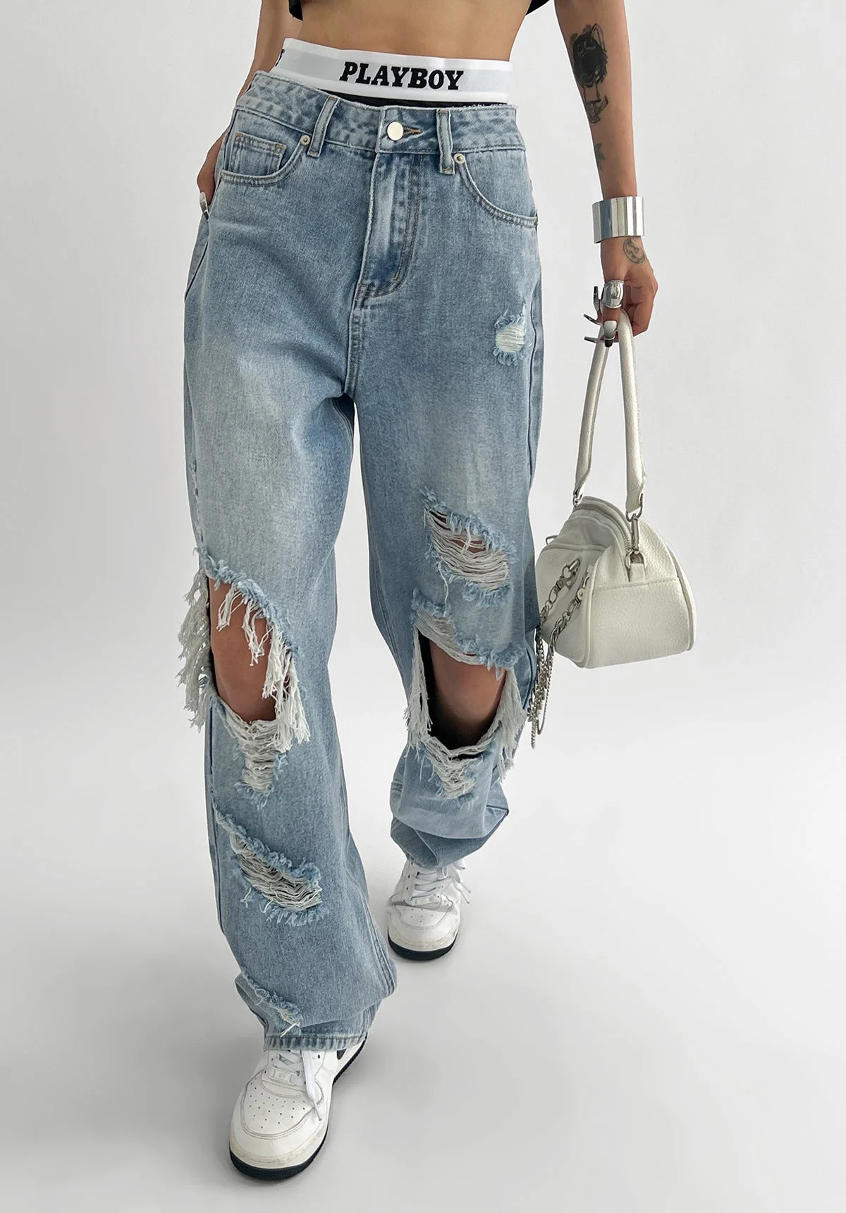 Heidi-Mode | Damenjeans mit Zerrissenen - Image 4
