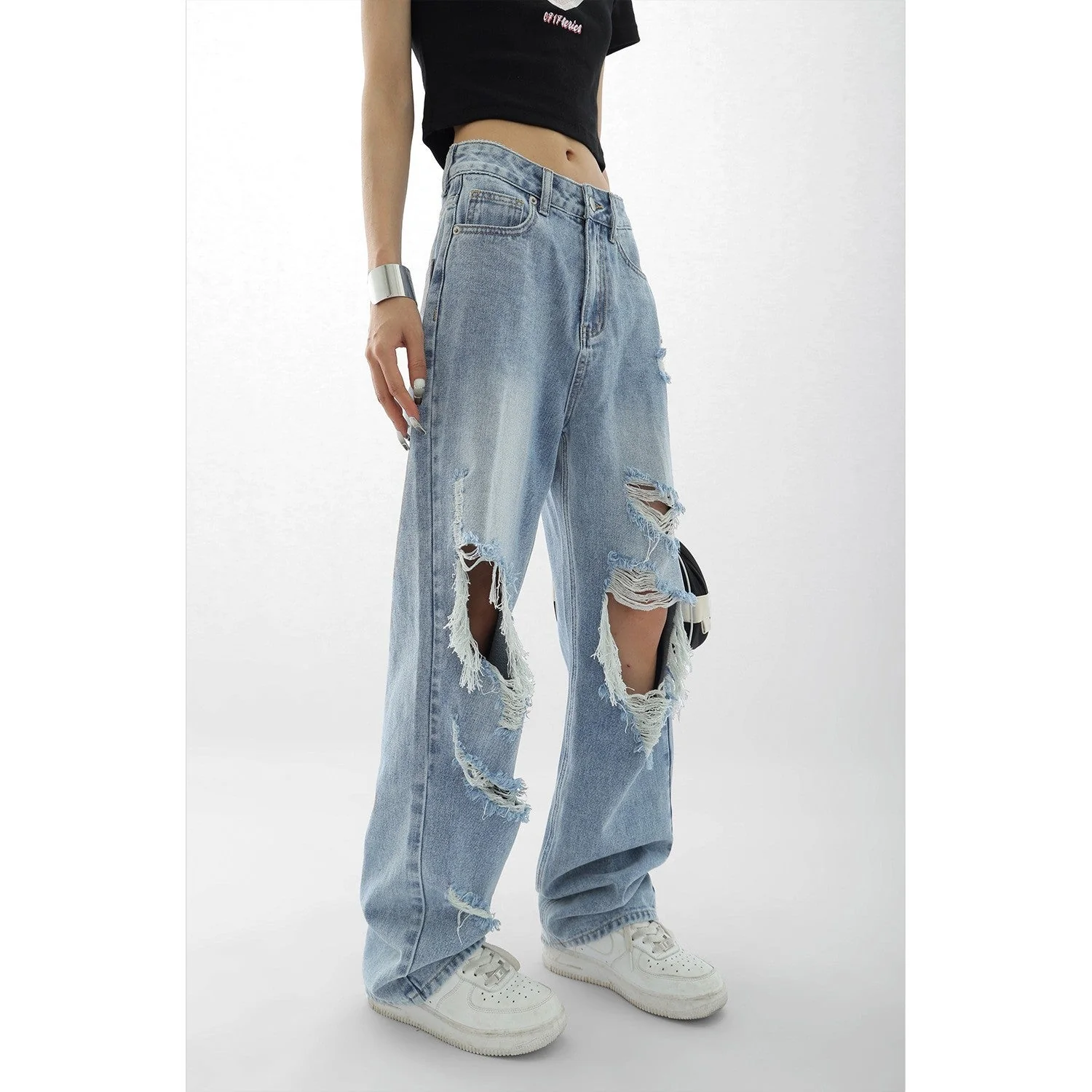 Heidi-Mode | Damenjeans mit Zerrissenen - Image 5