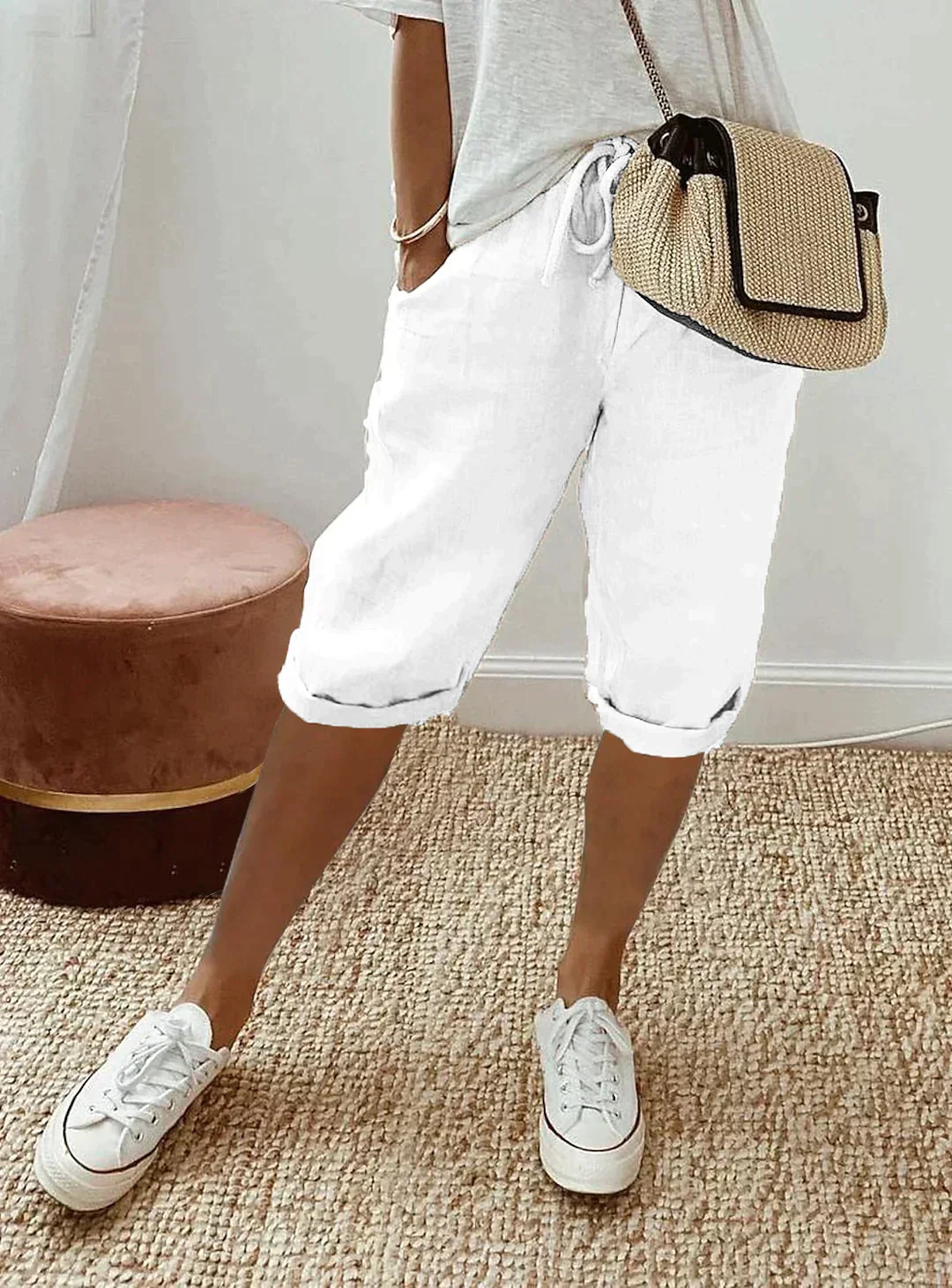 Heidi-Mode | Damen-Leinenhose mit Weitem Bein - Image 4