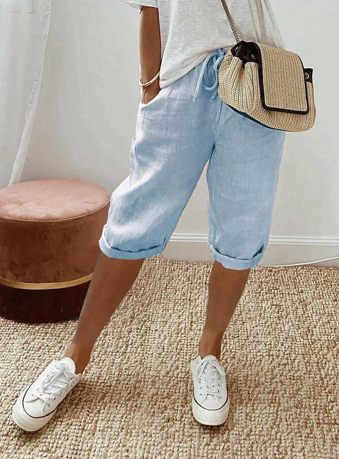 Heidi-Mode | Damen-Leinenhose mit Weitem Bein - Image 5