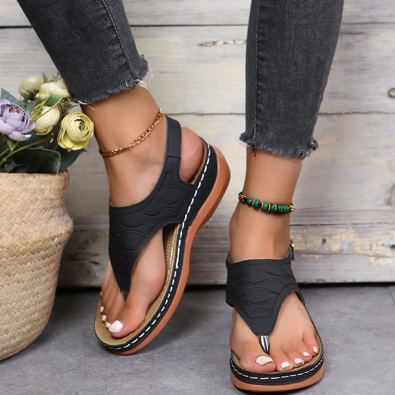 Heidi-Mode | Damensandalen mit Ergonomischem Fußbett - Image 2