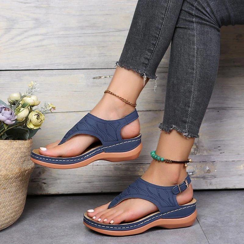 Heidi-Mode | Damensandalen mit Ergonomischem Fußbett - Image 3