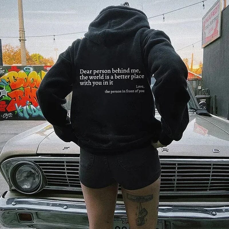 Heidi-Mode | "Dear Person Behind Me" Hoodie - Image 3