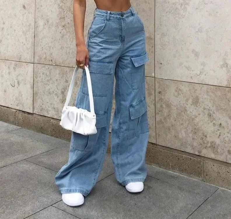 Heidi-Mode | Denim-Cargo-Hose