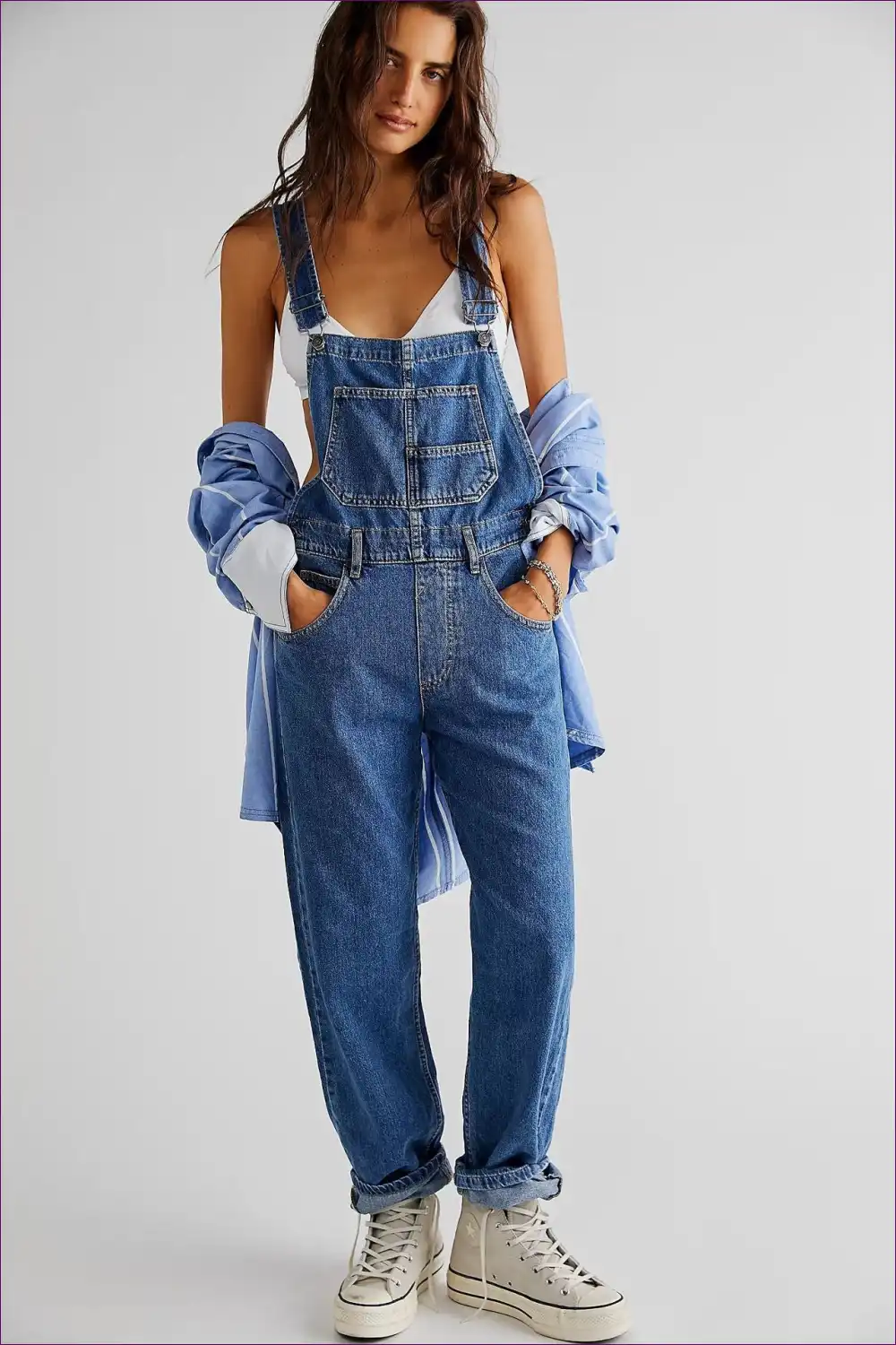 Heidi-Mode | Denim Delight Latzhosen - Mühelos Cool - Image 2