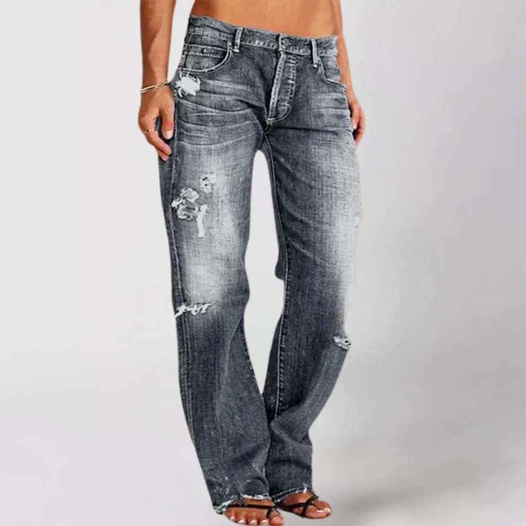 Heidi-Mode | Denim-Jeans mit Weitem Bein - Image 4