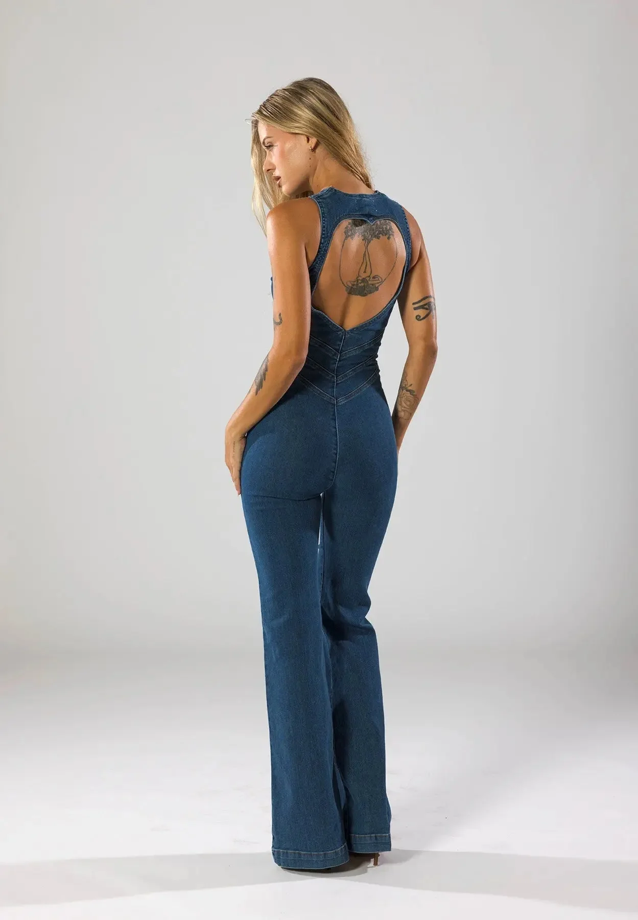 Heidi-Mode | Denim Jumpsuit - Image 2