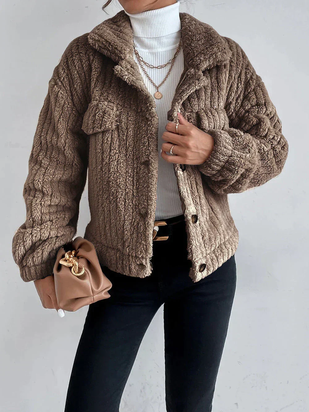 Heidi-Mode | Dicke Plüschjacke für Frauen - Image 10