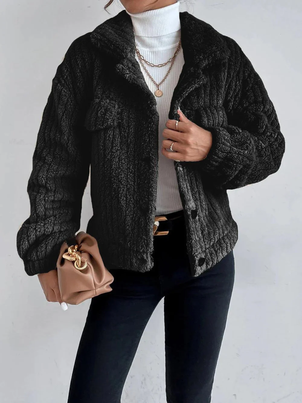 Heidi-Mode | Dicke Plüschjacke für Frauen - Image 9