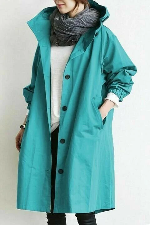 Heidi-Mode | Die Windjacke mit Knöpfen und Kapuze für Damen - Image 7
