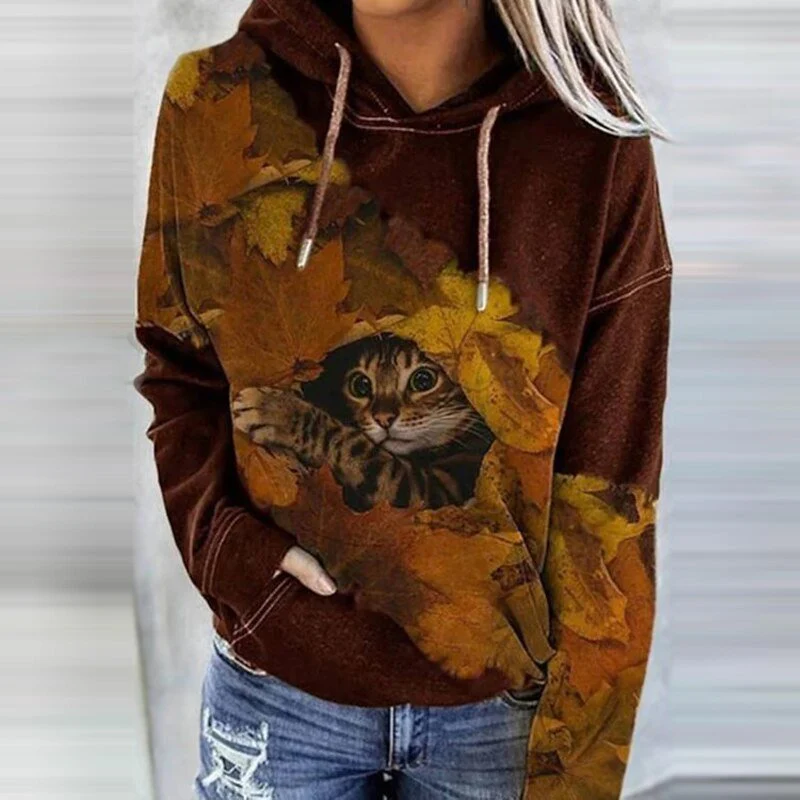 Heidi-Mode | Digitaler Druck Lässig Pullover - Image 3