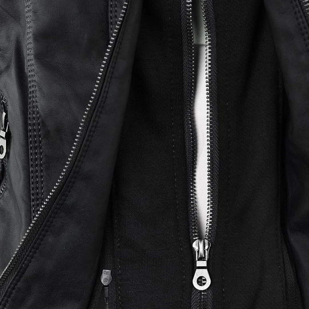 Heidi-Mode | Doppelgefütterte Damen Lederjacke mit Kapuze - Image 12