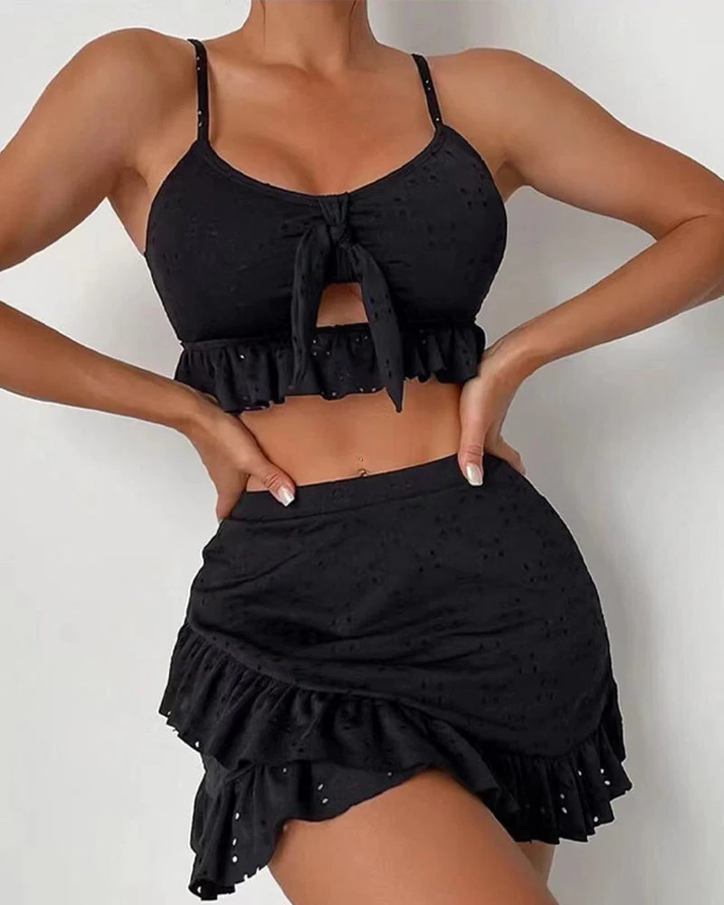 Heidi-Mode | Dreiteiliges Bikini-Set mit Kleid - Image 2
