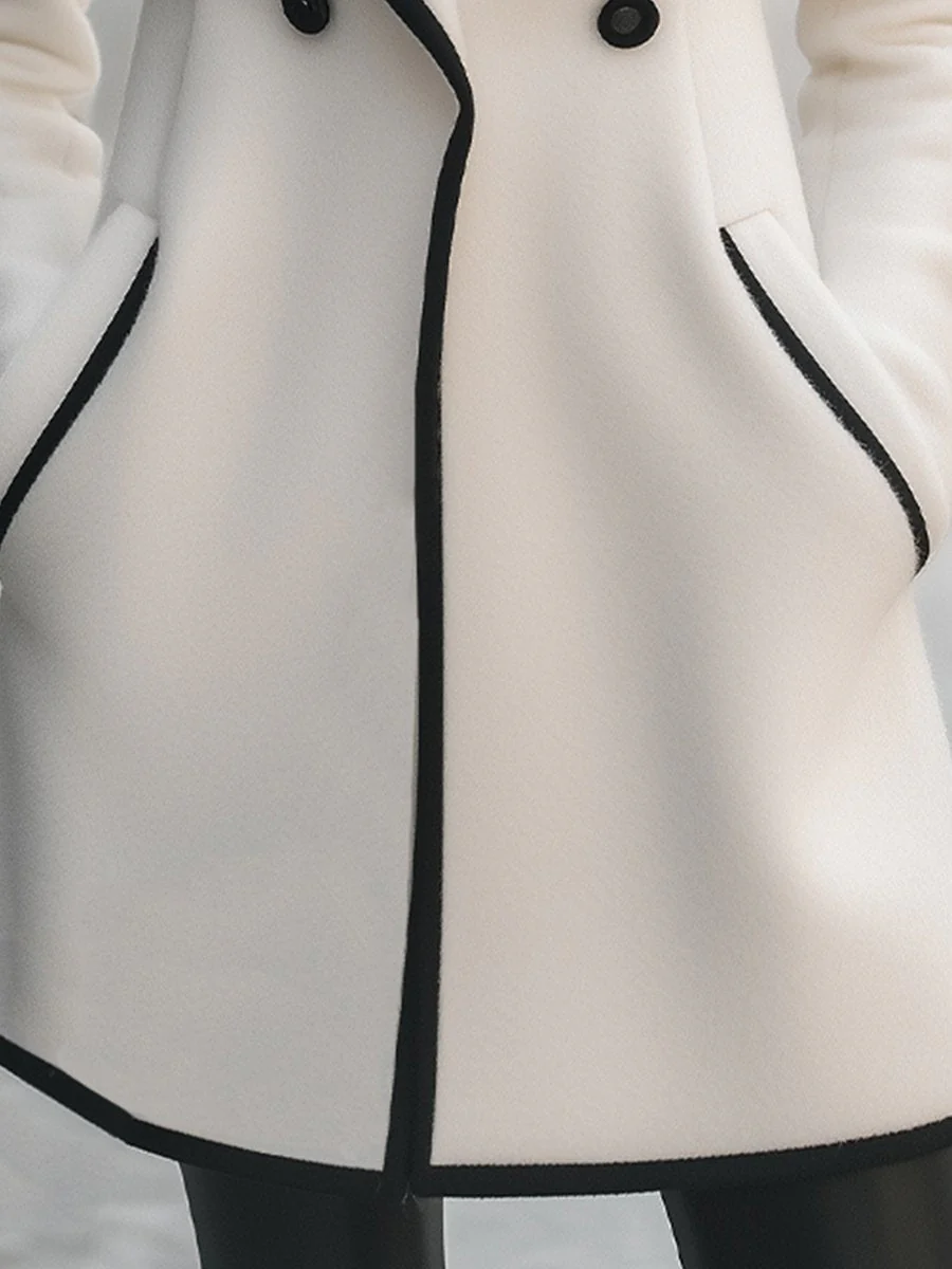 Heidi-Mode | Duster - elegante Damenjacke mit schwarzen Akzenten