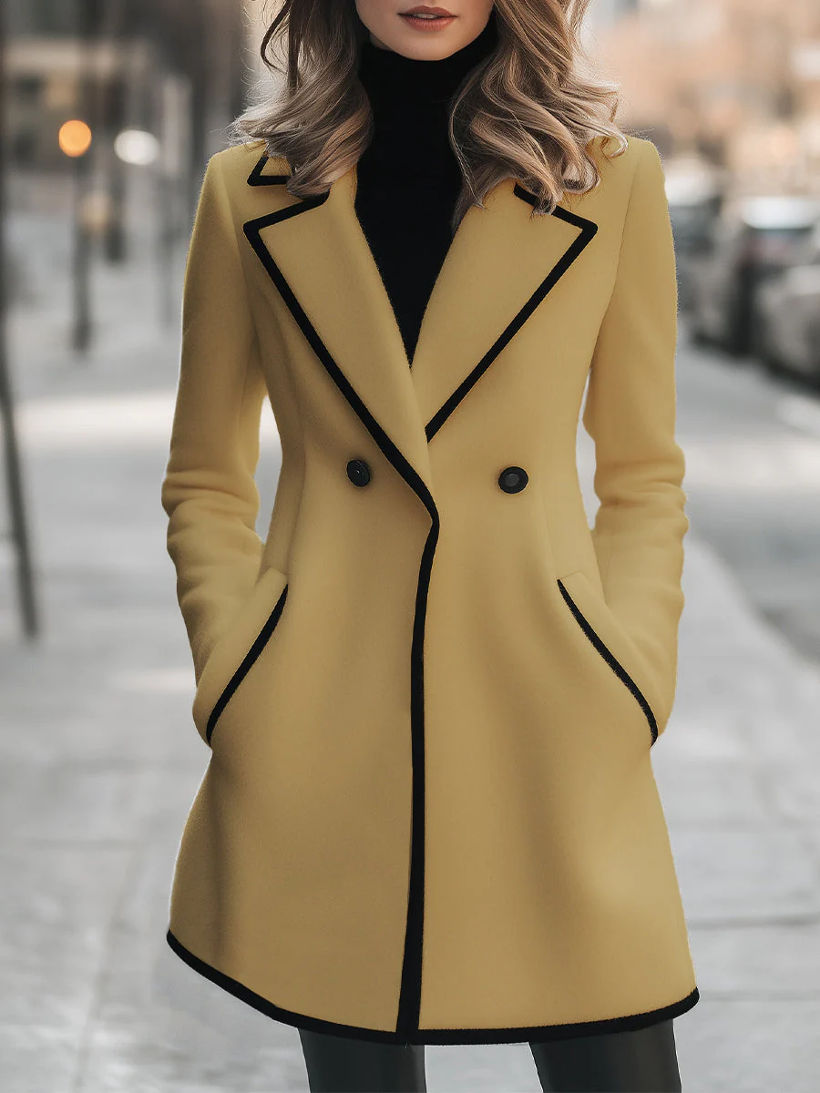 Heidi-Mode | Duster - elegante Damenjacke mit schwarzen Akzenten - Image 2