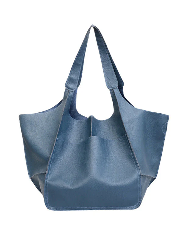 Heidi-Mode | Einfach Große Tasche Weiches Leder Große Kapazität Ein Schulter Tragbare Tote Tasche - Image 33