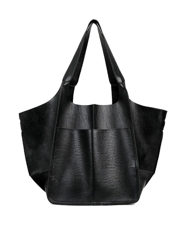 Heidi-Mode | Einfach Große Tasche Weiches Leder Große Kapazität Ein Schulter Tragbare Tote Tasche - Image 34
