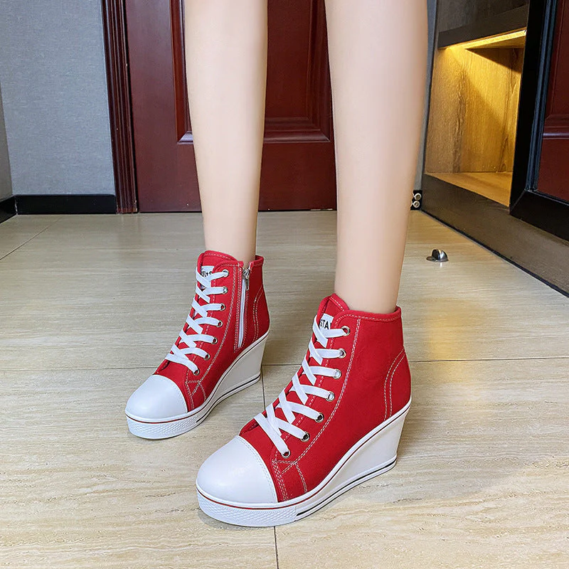 Heidi-Mode | Einfache Canvas Stiefeletten mit Liebesmotiv - Image 20
