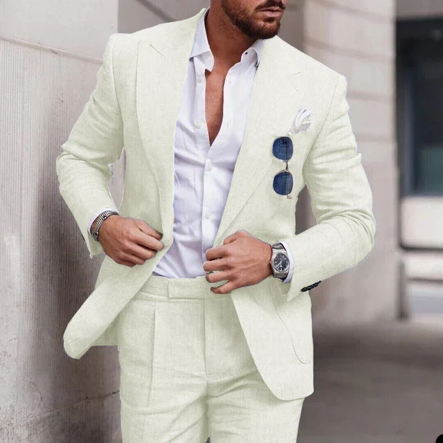 Heidi-Mode | Einfacher Business Blazer und Hose Satz für Herren - Image 20