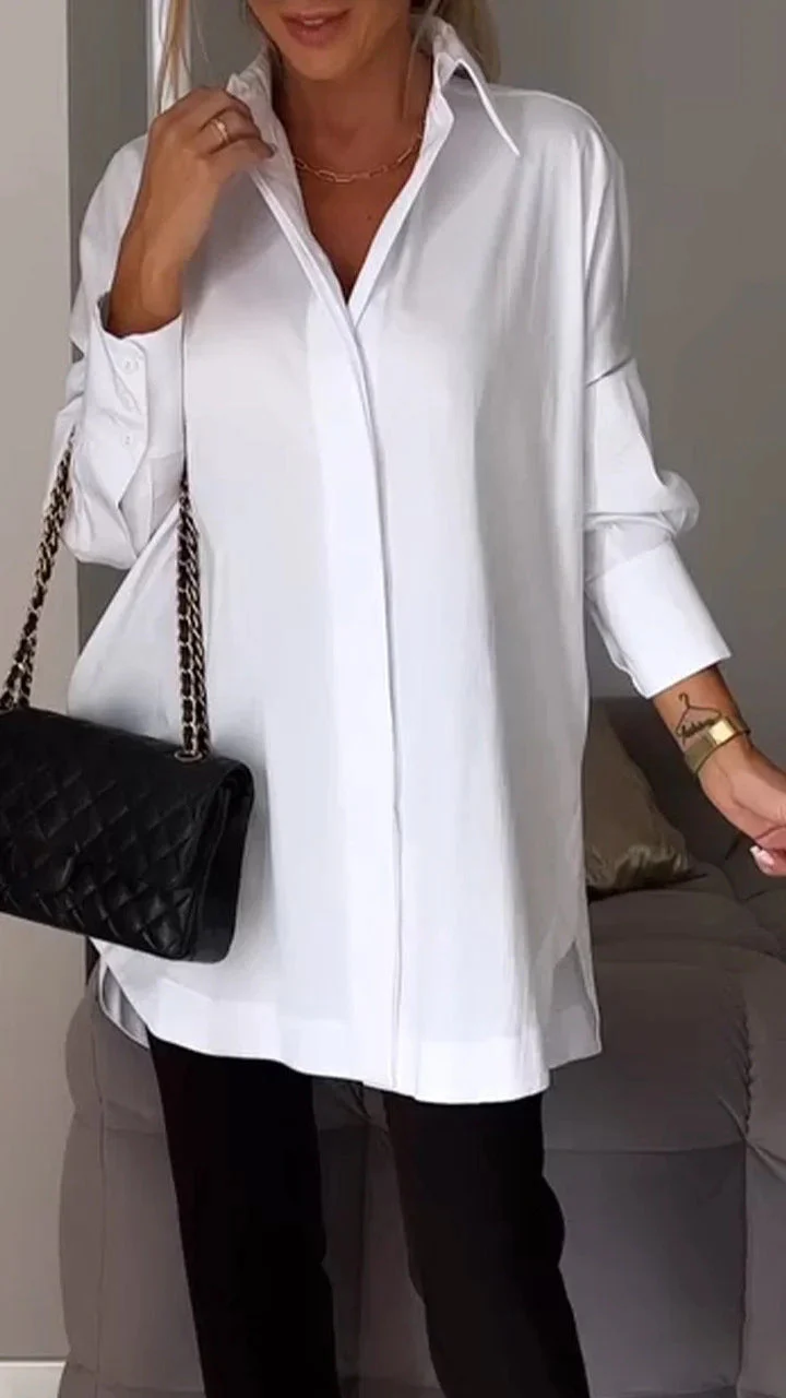 Heidi-Mode | Einfacher Pullover Langarmshirt - Image 13