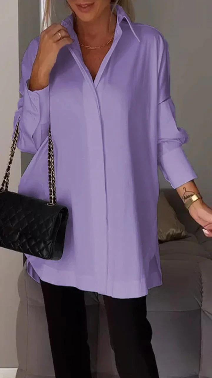 Heidi-Mode | Einfacher Pullover Langarmshirt - Image 14