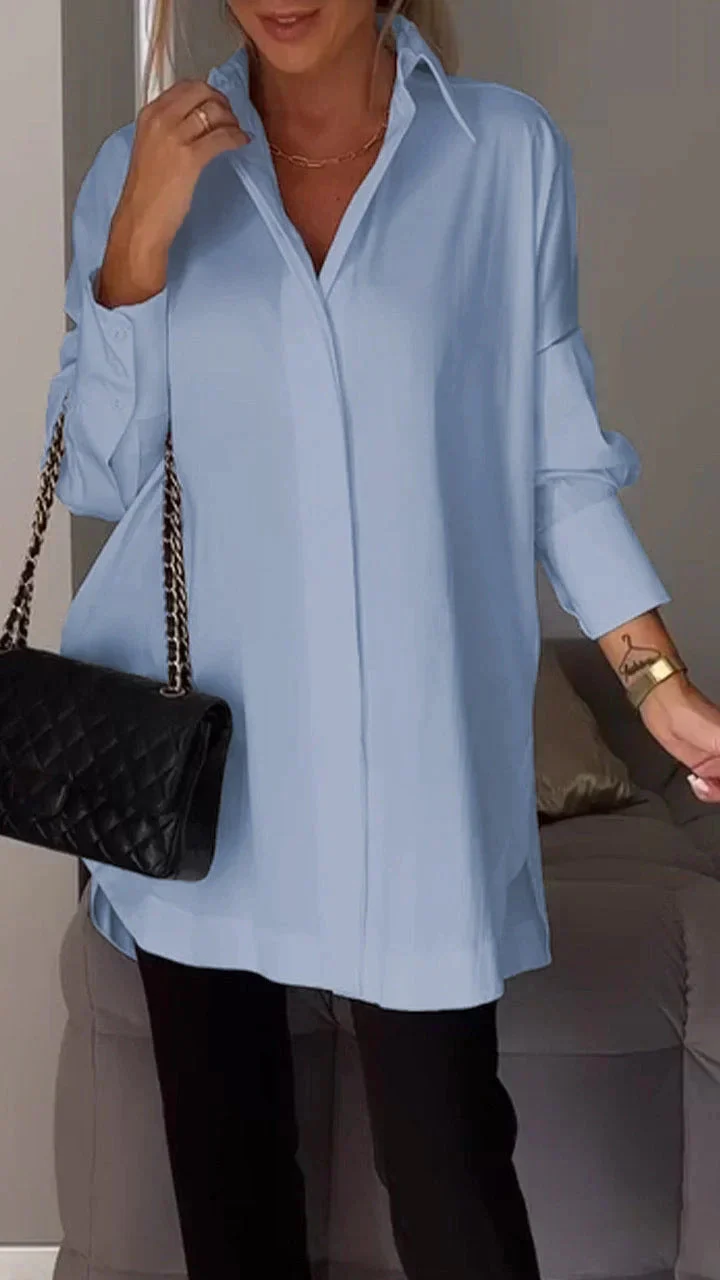 Heidi-Mode | Einfacher Pullover Langarmshirt - Image 17