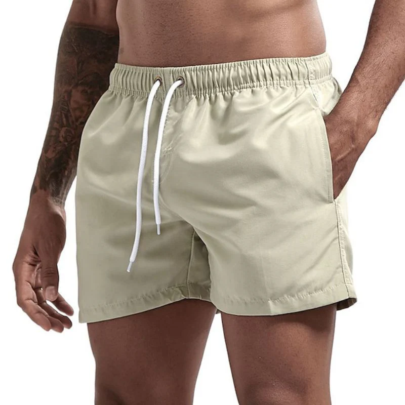 Heidi-Mode | Einfarbige Herrenstrandshorts Schnelltrocknend - Image 12