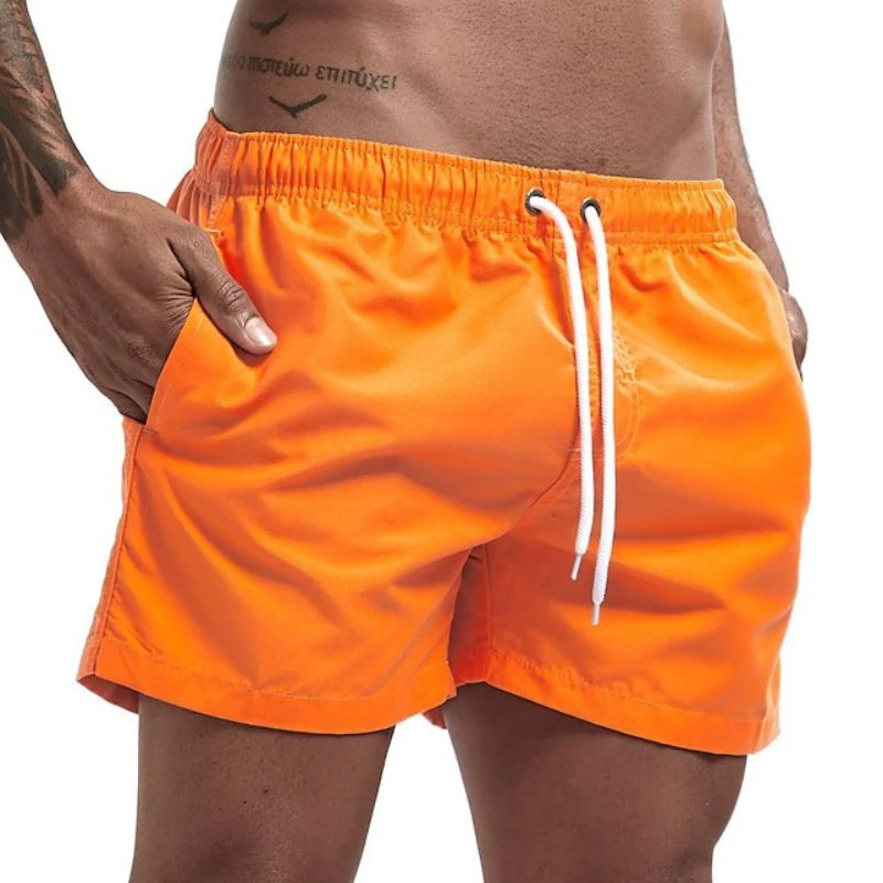 Heidi-Mode | Einfarbige Herrenstrandshorts Schnelltrocknend - Image 14
