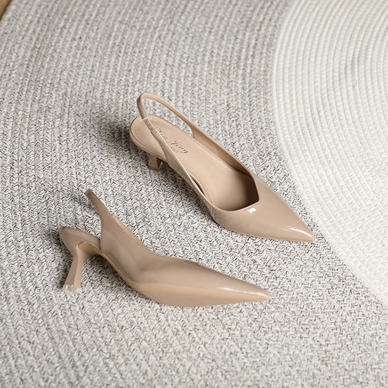 Heidi-Mode | Einfarbige, Temperamentvolle High Heels mit Spitzer Zehenpartie - Image 15