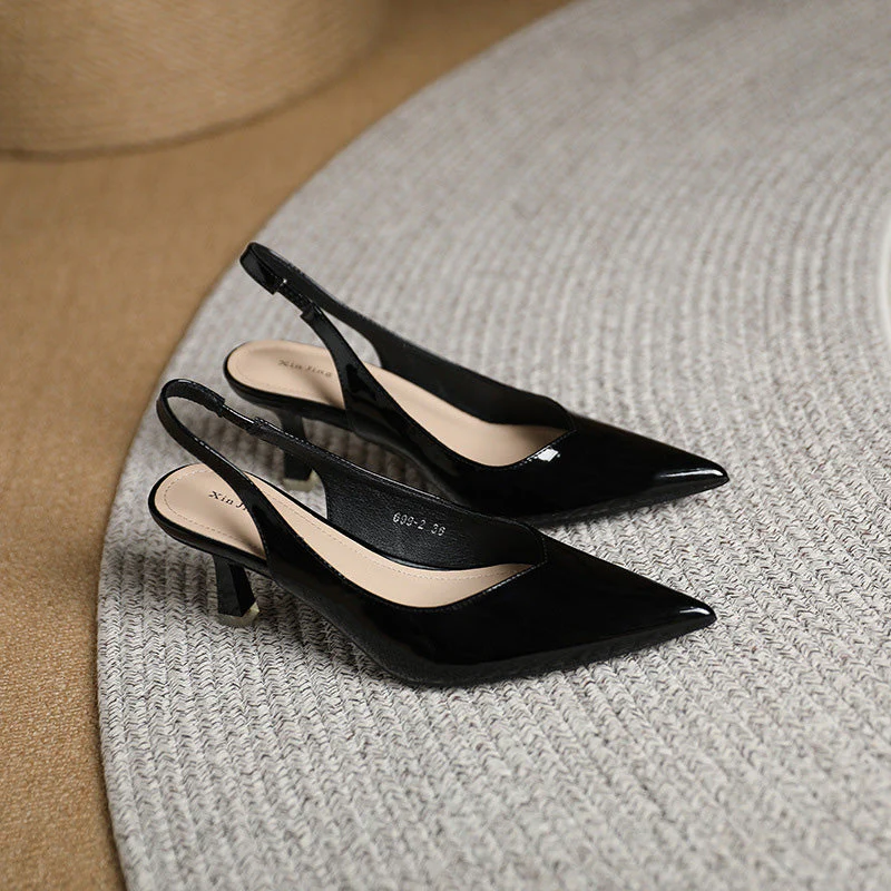 Heidi-Mode | Einfarbige, Temperamentvolle High Heels mit Spitzer Zehenpartie - Image 19
