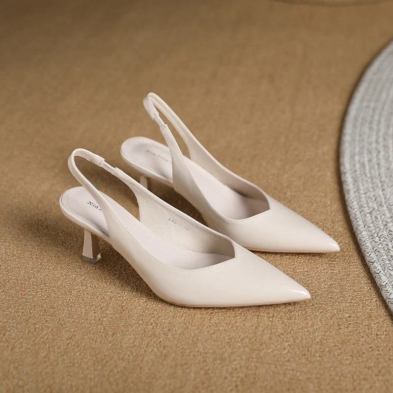Heidi-Mode | Einfarbige, Temperamentvolle High Heels mit Spitzer Zehenpartie - Image 20