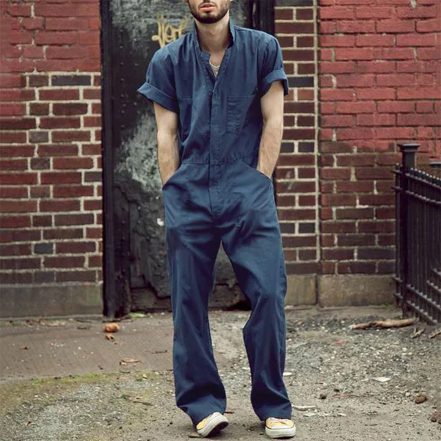 Heidi-Mode | Einfarbiger Jumpsuit für Männer - Image 3