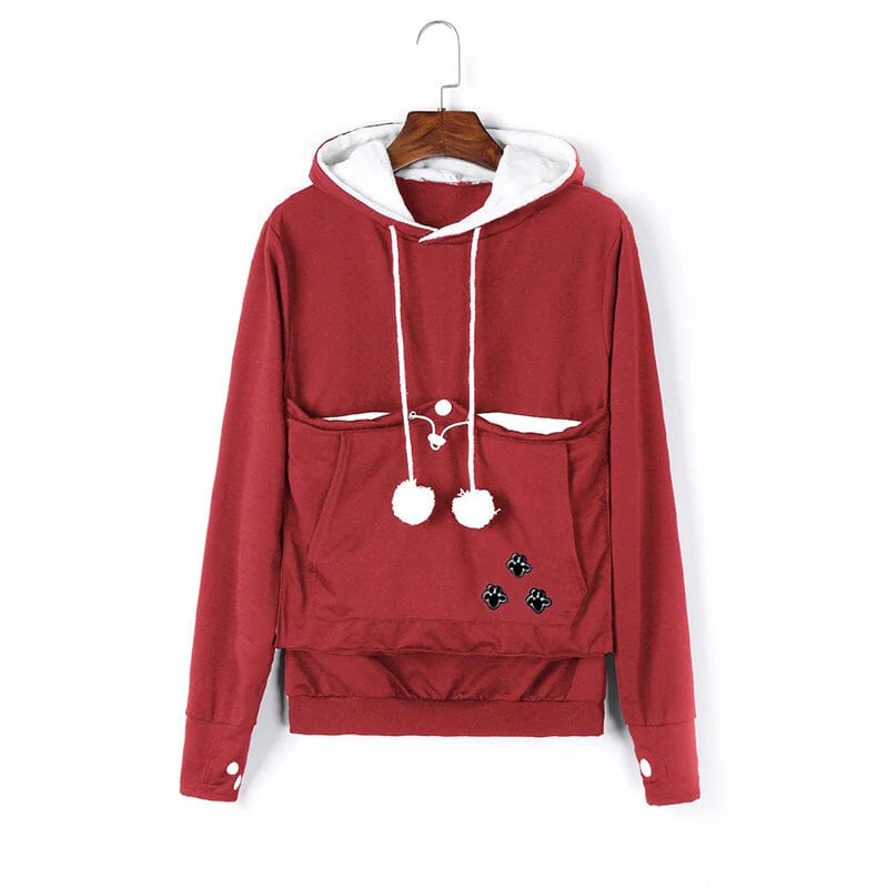 Heidi-Mode | Einfarbiger Kapuzenpulli für Haustiere - Image 11
