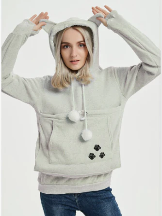 Heidi-Mode | Einfarbiger Kapuzenpulli für Haustiere - Image 15