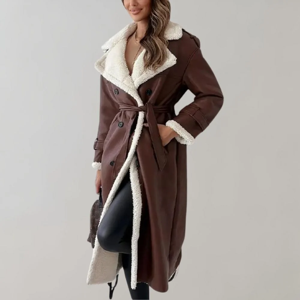 Heidi-Mode | Einreihiger Wintermantel Aus Weichem Leder - Image 10