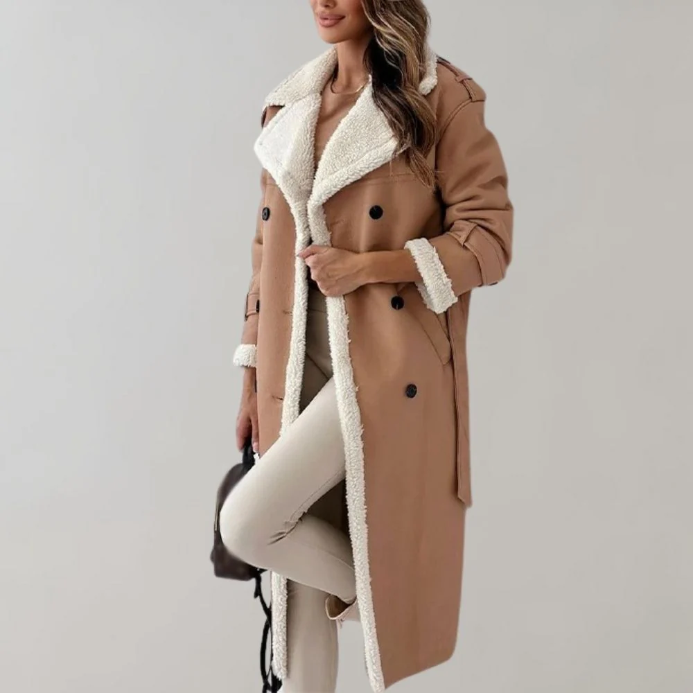 Heidi-Mode | Einreihiger Wintermantel Aus Weichem Leder - Image 8