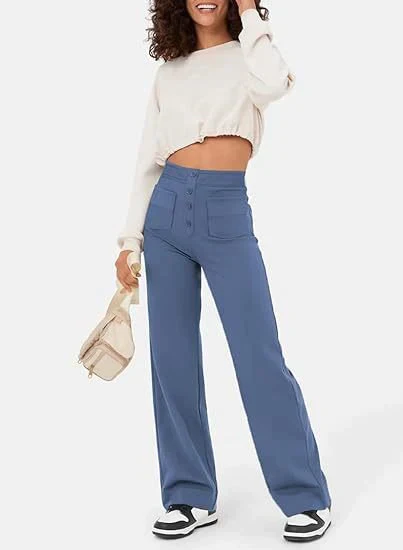 Heidi-Mode | Elastische Freizeithosen mit Hoher Taille Fur Damen - Image 10