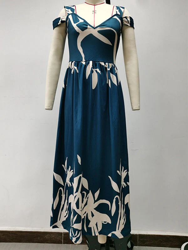 Heidi-Mode | Elegantes Off-Shoulder Büro Damen Langes Kleid - Image 6