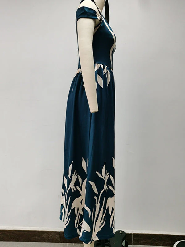 Heidi-Mode | Elegantes Off-Shoulder Büro Damen Langes Kleid - Image 7