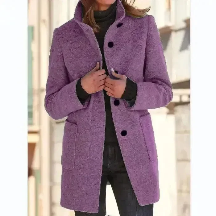 Heidi-Mode | Eleganter einreihiger Damen-Trenchcoat - Image 4