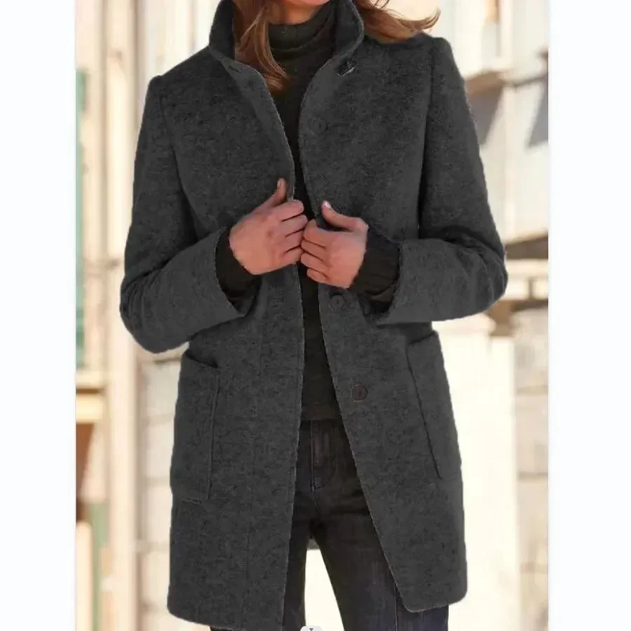 Heidi-Mode | Eleganter einreihiger Damen-Trenchcoat - Image 7