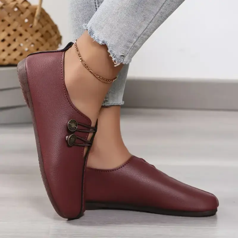 Heidi-Mode | Elegante Ergonomische Flachschuhe mit Weicher Sohle - Image 3