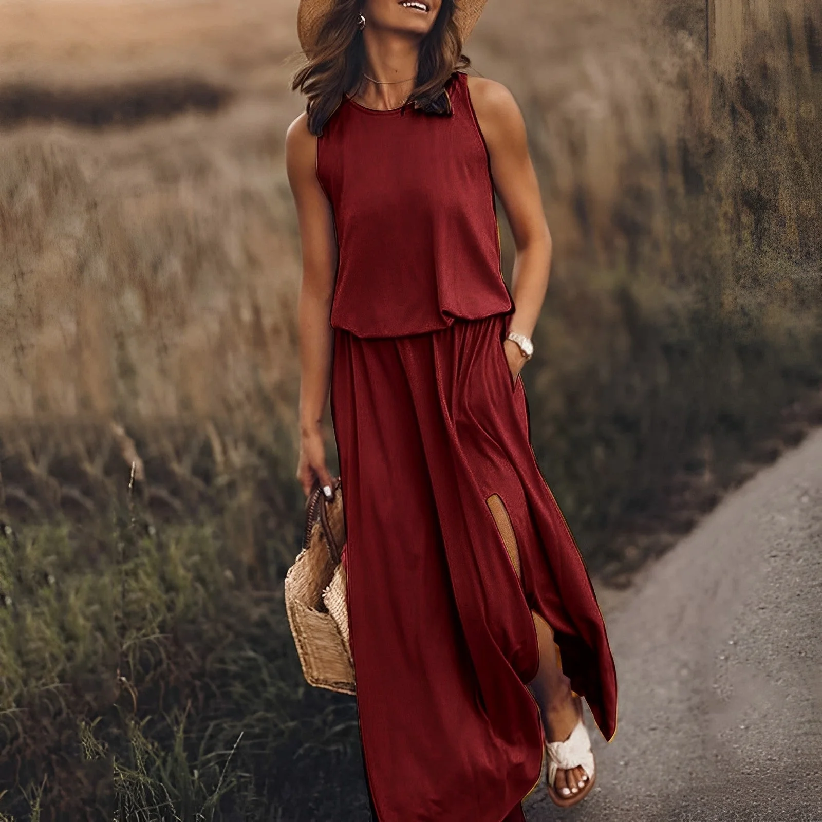 Heidi-Mode | Elegantes Farbenspiel Kleid