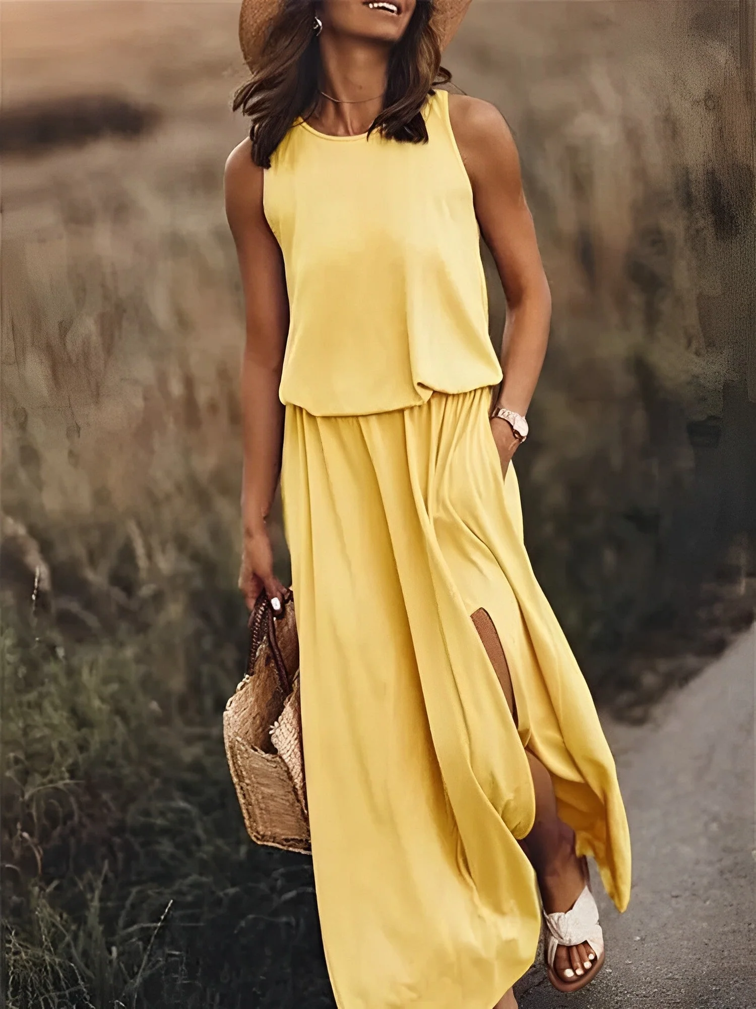 Heidi-Mode | Elegantes Farbenspiel Kleid - Image 6