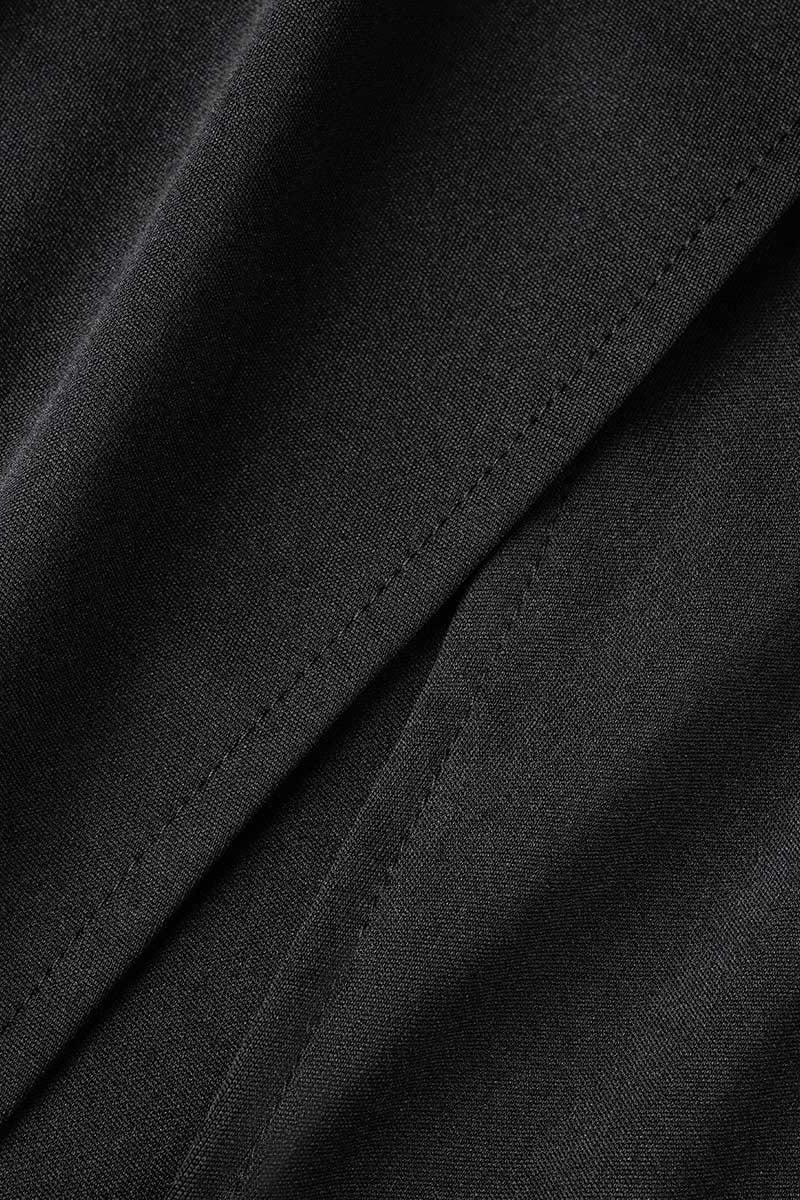 Heidi-Mode | Elegantes Formelles Einfarbiges Schlitz Asymmetrisches Schräges Kragen Abendkleid Kleider - 8 Farben - Image 6