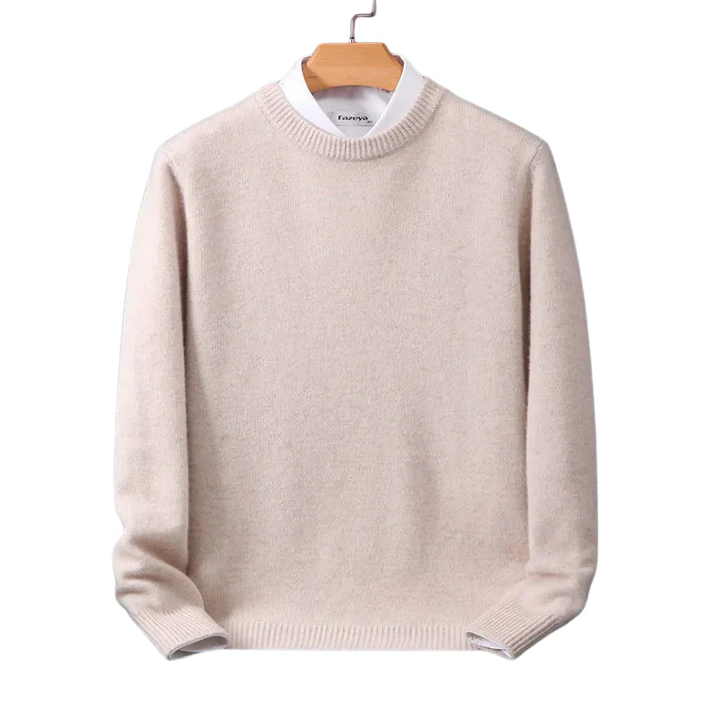Heidi-Mode | Eleganter Klassischer Rundhalsausschnitt Pullover