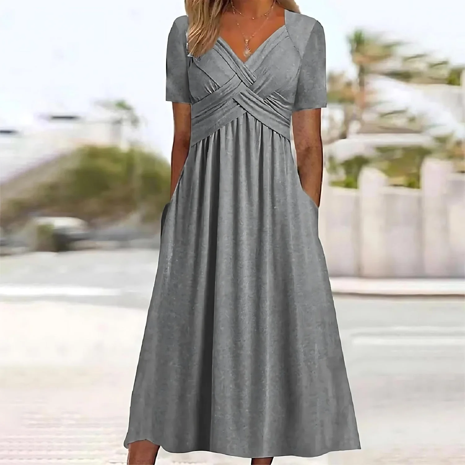 Heidi-Mode | Elegantes Midi-Kleid mit Bauchbedeckung - Image 3