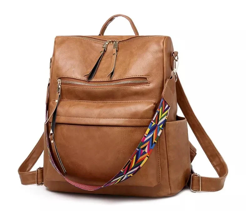 Heidi-Mode | Eleganter Weicher Leder-Rucksack